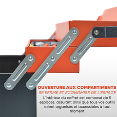 Boîte à outils Malette Portable Boîte à outils 85 Outils de Quincaillerie