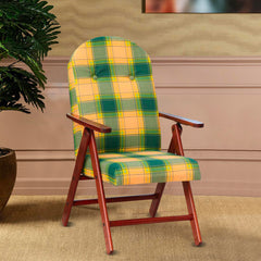 AMALFI Fauteuil en Bois MASLEGNO Fauteuil inclinable Coussin Rembourré 108x65x60