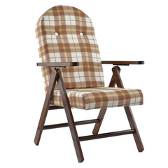 AMALFI Fauteuil en Bois MASLEGNO Fauteuil inclinable Coussin Rembourré 108x65x60
