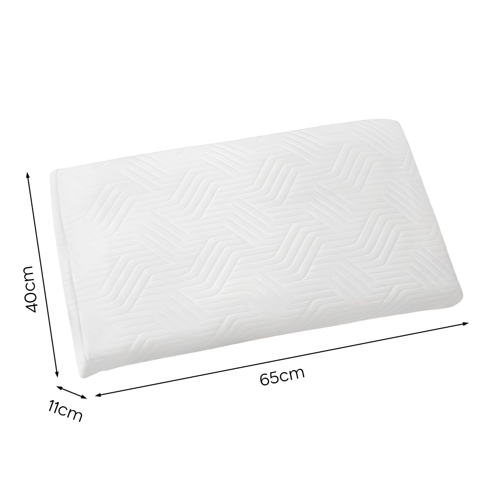 4 pièces Oreiller Cervical mémoire forme 11cm haleine fraîche aloe Vera