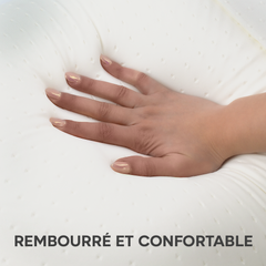 4 pièces Oreiller Cervical mémoire forme 15cm haleine fraîche aloe Vera