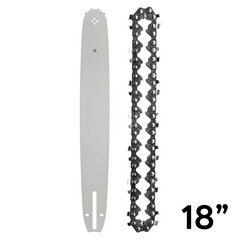 Kit chaîne barre 18 pouces rechange pour tronçonneuse à batterie 450mm sans fil