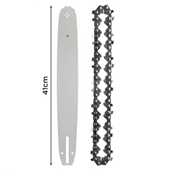 Kit chaîne barre 14 pouces rechange pour tronçonneuse à batterie 350mm sans fil
