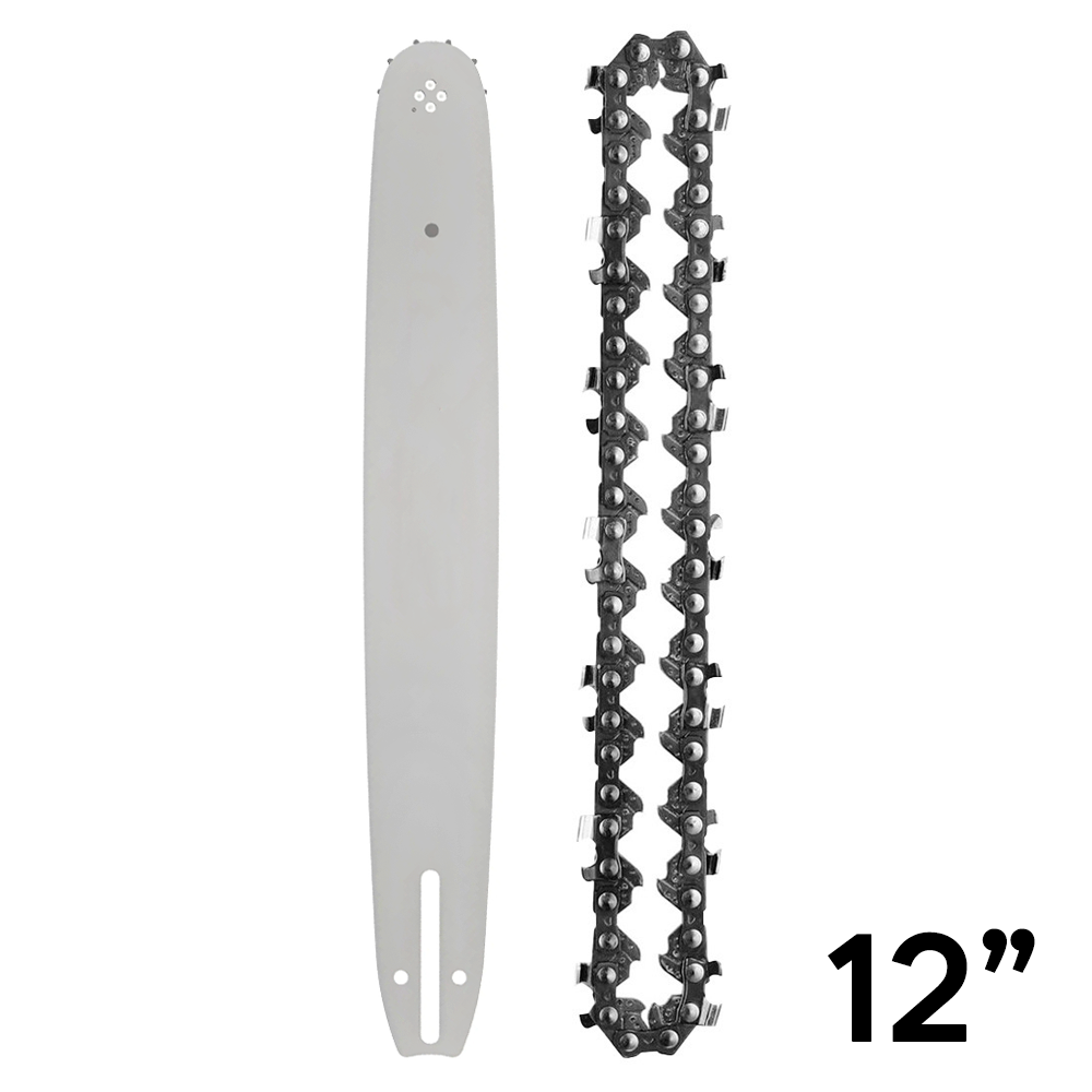 Kit chaîne barre rechange 12 pouces pour tronçonneuse à batterie 300mm sans fil