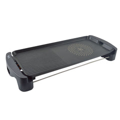 Plaque Électrique en Aluminium Antiadhésive Grill 2200W Extra Large 65.5x29cm