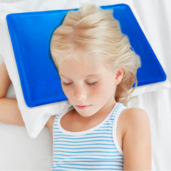 Tapis Rafraîchissant Enfants 65x50cm Berceau Poussette avec Gel Rafraîchissant