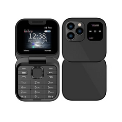 Téléphone de poche pliable 1,77" I16 PRO Double SIM Caméra Bluetooth MP4