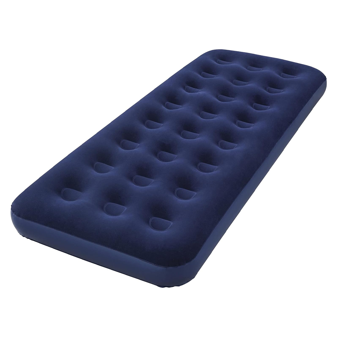 Matelas gonflable individuel pour camping et maison avec effet floqué 185x76cm