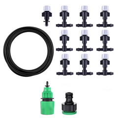 2 PZ Kit système d'arrosage automatique nébuliseur pour extérieur, câble de 10 m