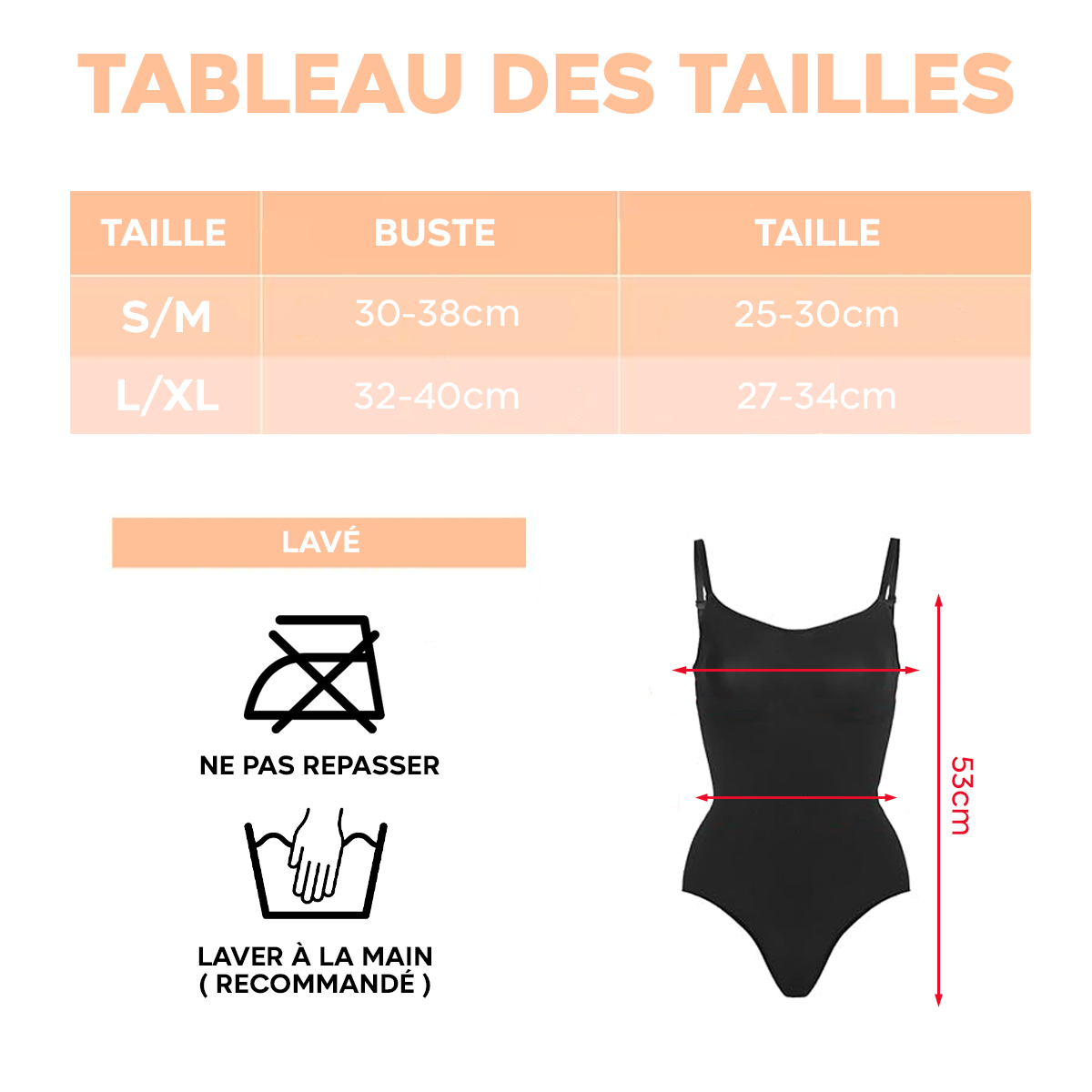 Body gainant sans manches pour femme à bretelles réglables en tissu élastique