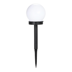 Lampe Sphérique Rechargeable Énergie Solaire 10cm Extérieurs Piquet pour Jardin