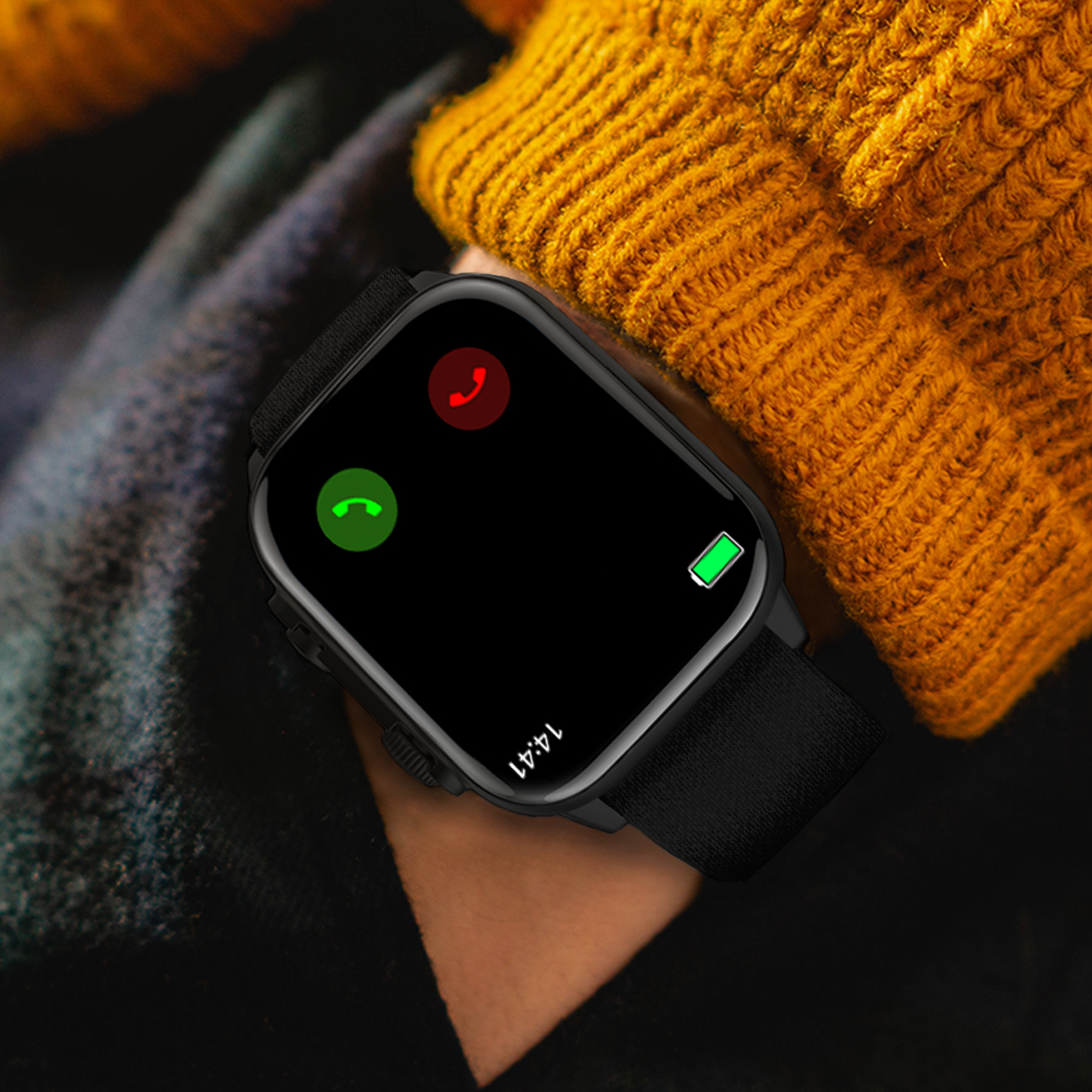 Smartwatch Ultra 49mm 4 Bracelets d'appels et d'applications iOS et Android 4en1