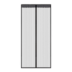 Moustiquaire Magnétique Portes Fermeture Aimant 100x210cm Rideau Anti-Moustiques