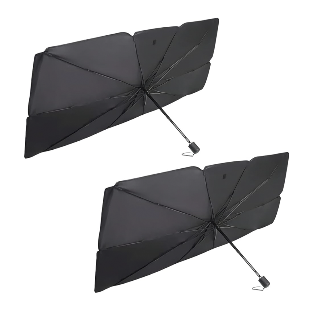 2 PZ Pare-soleil pliable voiture couverture de pare-brise universelle, 140x76cm