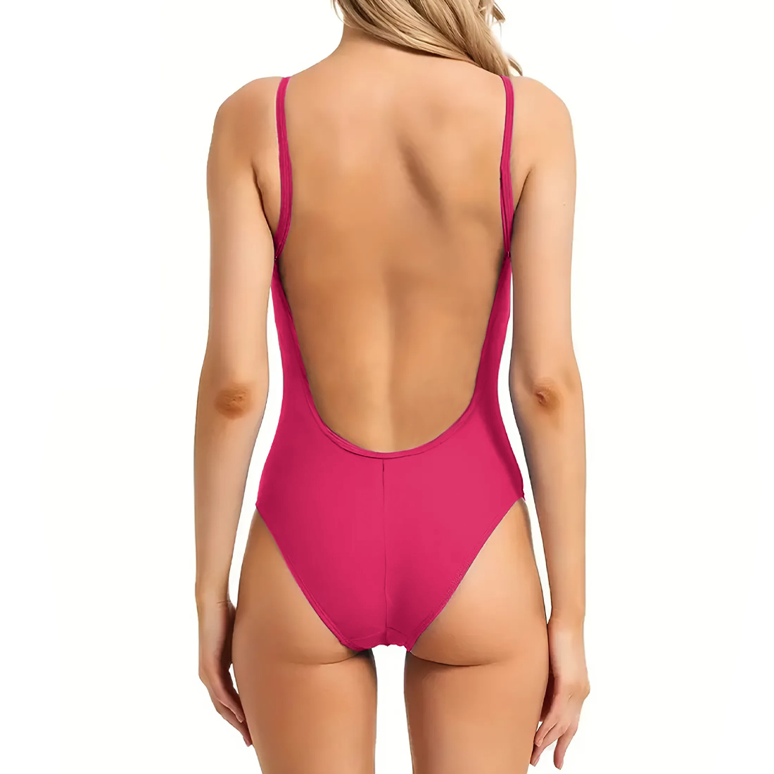 Maillot de Bain Une-Pièce Femme MADRID Élastique Push Up Uni Beachwear