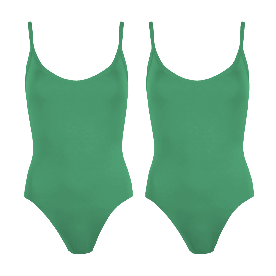 2 PZ Maillot de Bain Une-Pièce Femme MADRID Élastique Push Up Uni Beachwear