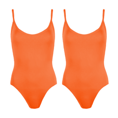 2 PZ Maillot de Bain Une-Pièce Femme MADRID Élastique Push Up Uni Beachwear