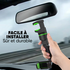 Support de smartphone pour voiture pour rétroviseur, porte-téléphone universel