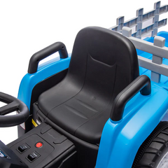 Tracteur Électrique pour Enfants Lamas LT984 avec Remorque Amovible 12V