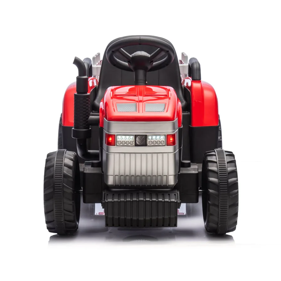 Tracteur Électrique pour Enfants Lamas LT984 avec Remorque Amovible 12V