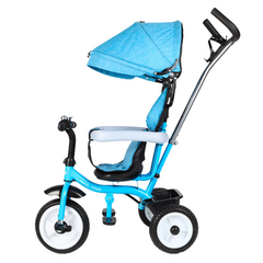 Tricycle FUNNY LT982 Poussette pour Enfants avec Pare-Soleil