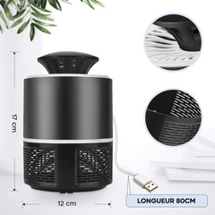2pz Lampe anti-moustiques électrique 18724, trappola insectes LED USB portable.