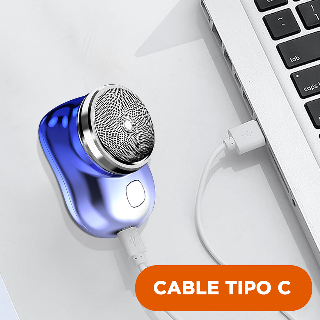 Mini Rasoir Électrique pour Homme Barbe et Cheveux Portable Rechargeable