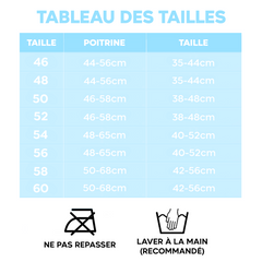 2 pièces Maillot de bain une pièce femme uni grande taille, col en V, gainant