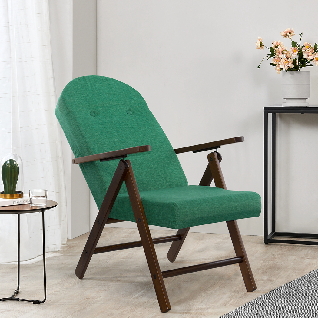 Fauteuil en Bois AMALFI Unicolore, Chaise Réglable MASLEGNO 108x65x60