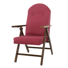 Fauteuil en Bois AMALFI Unicolore, Chaise Réglable MASLEGNO 108x65x60