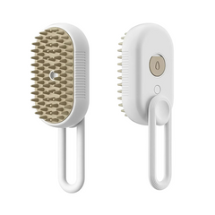 Brosse de Massage Électrique à Vapeur sans Fil Rechargeable pour Chiens et Chats