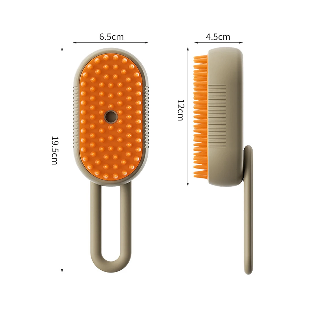 Brosse de Massage Électrique à Vapeur sans Fil Rechargeable pour Chiens et Chats