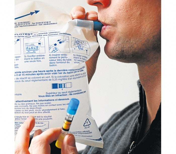 Lot de 3 Alcootest CONTRALCO fiable - réponse immédiate 
