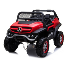 Voiture électrique LT972 Mercedes Unimog pour enfants, avec lumières et sons