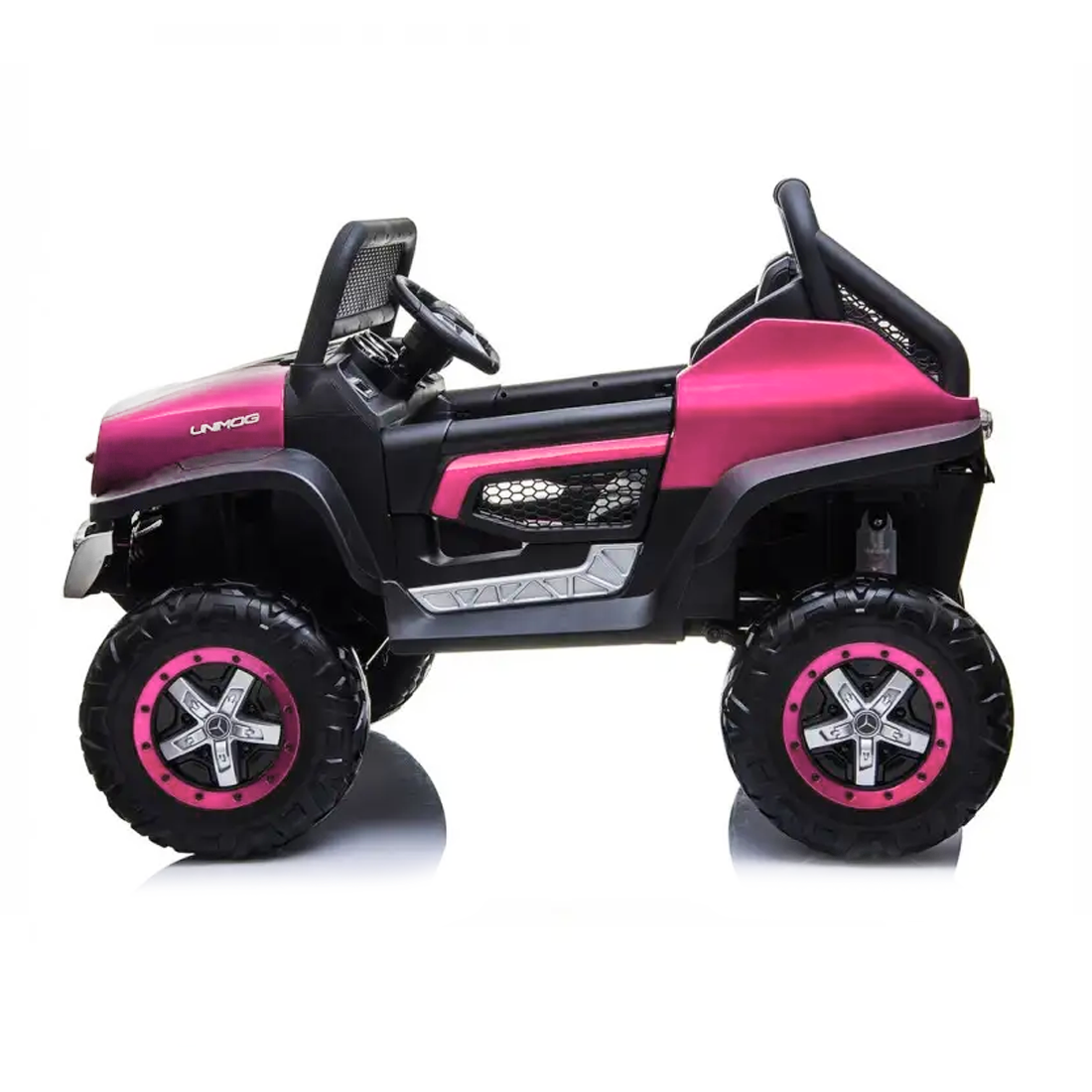 Voiture électrique LT972 Mercedes Unimog pour enfants, avec lumières et sons