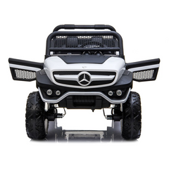 Voiture électrique LT972 Mercedes Unimog pour enfants, avec lumières et sons