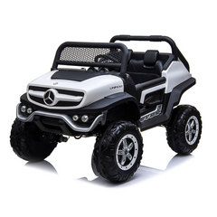 Voiture électrique LT972 Mercedes Unimog pour enfants, avec lumières et sons