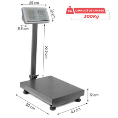 Mediawavestore : Balance Industrielle 300kg Haute Précision avec Écran LED