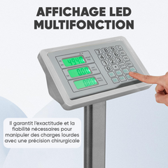 Mediawavestore : Balance Industrielle 300kg Haute Précision avec Écran LED