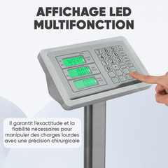 Balance industrielle 500kg professionnelle à haute précision avec écran LED