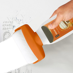 Rouleau Peinture Mur 500g Blanc 2 en 1 pour Retouche Peinture à l'Eau
