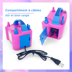 Gonfleur de Ballons Électrique Pompe pour Fêtes avec Deux Modes Portable