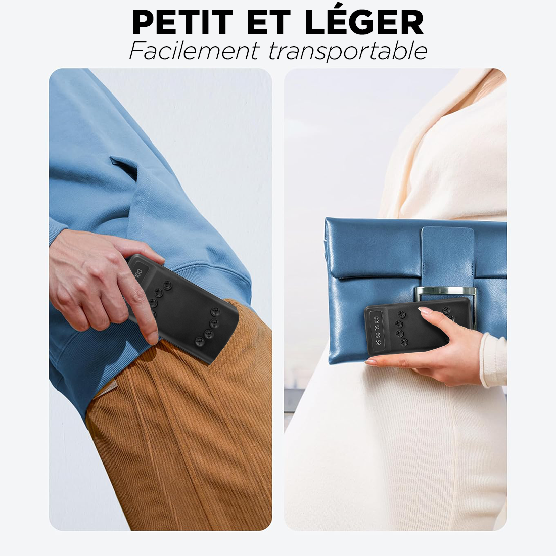 Powerbank 58000mAh Chargeur Rapide Portable avec 4 Câbles Inclus USB