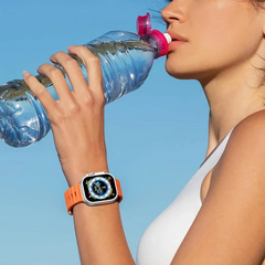 Smartwatch Ultra 49mm, 7 cinturini, notifiche, chiamate e app per iOS e Android