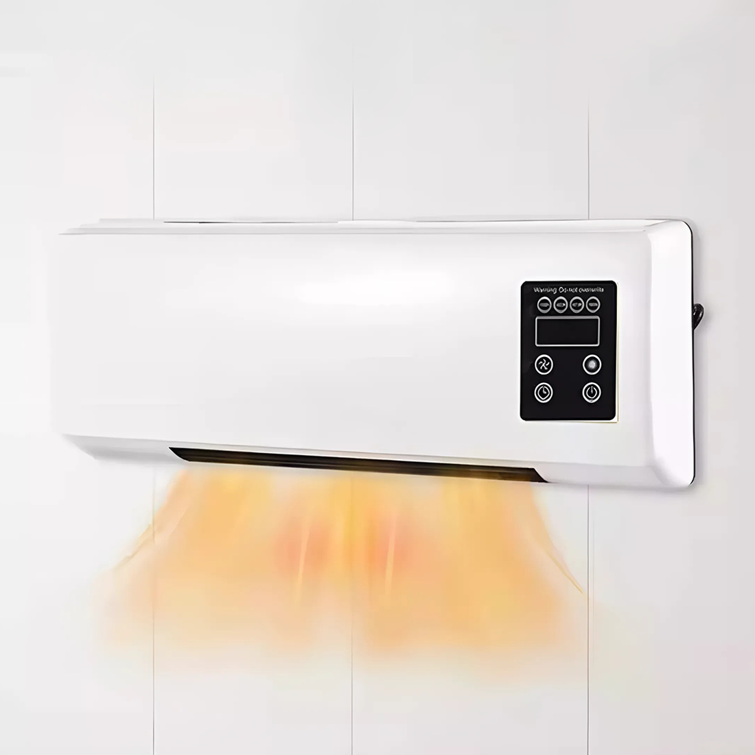 Radiateur Électrique Mural 2200W Chauffage de Salle de Bain avec Télécommande