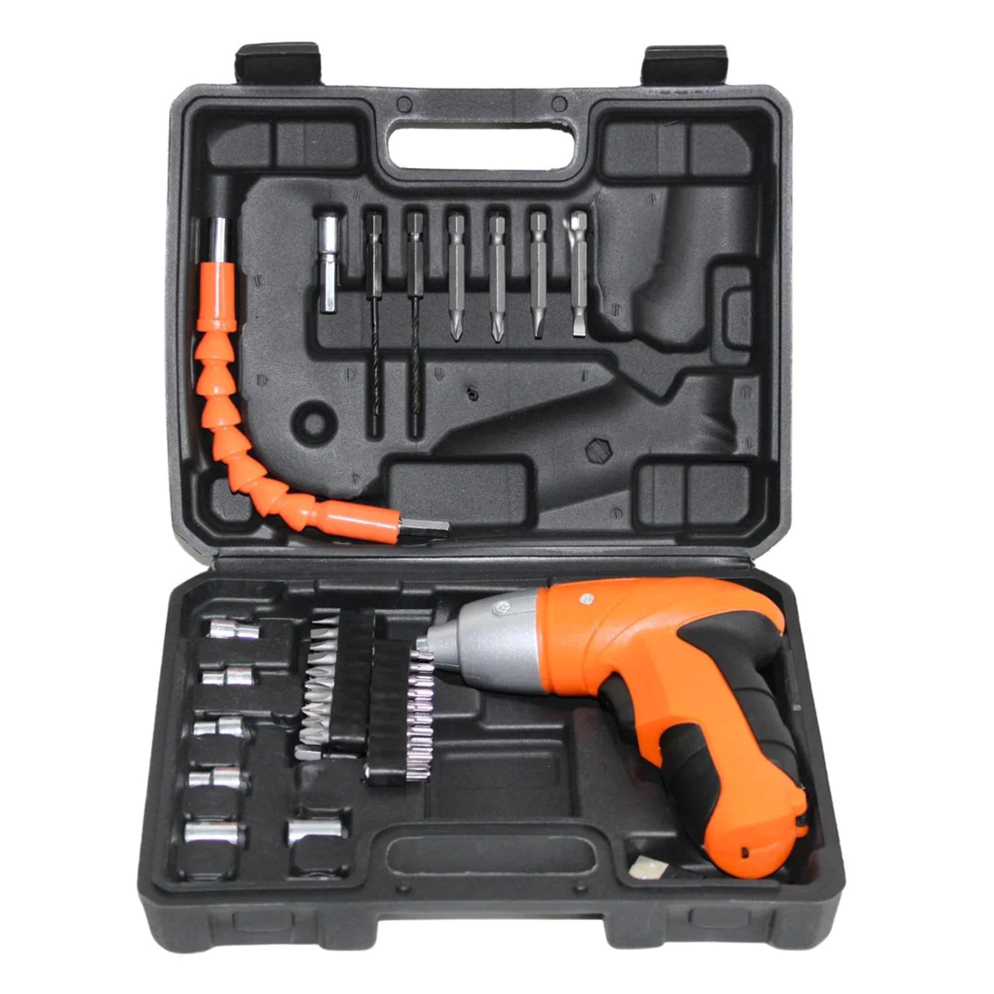 Mini Perceuse Visseuse 3.6V Batterie Rechargeable Kit 45 Accessoires et Mallette