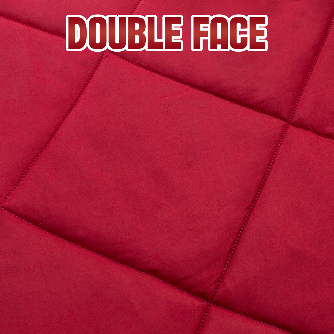 Couette Double en Tissu Velours TARTAN Duvet Hiver de Noël