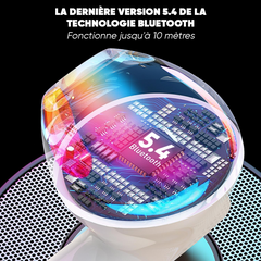Écouteurs A9 Pro Bluetooth 54 sans fil affichage LED tactile son HI FI