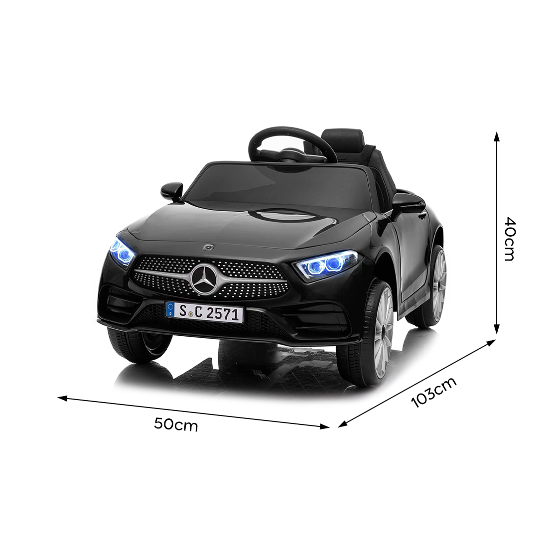 Voiture Enfants LT988 Mercedes CLS350 AMG avec LED, MP3 et Télécommande.
