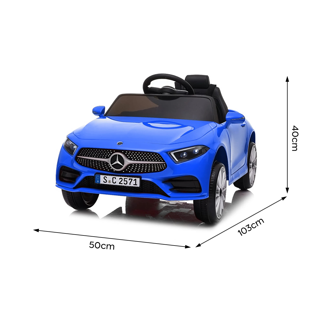 Voiture Enfants LT988 Mercedes CLS350 AMG avec LED, MP3 et Télécommande.